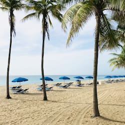 On the beach, beach towels