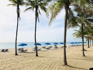 On the beach, beach towels - The Ritz-Carlton, Fort Lauderdale (Fort Lauderdale)