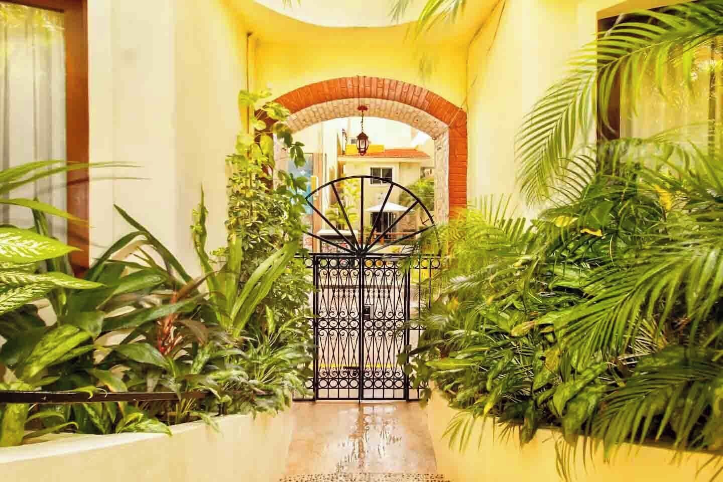 Entrada de la propiedad