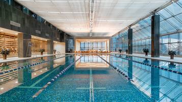 Indoor pool, outdoor pool