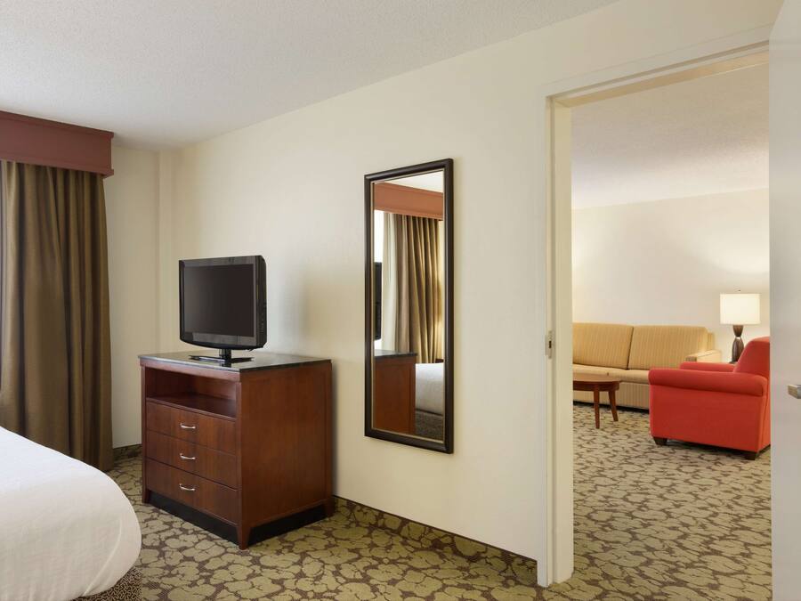 In-room safe, desk, blackout curtains, iron/ironing board