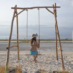 On the beach