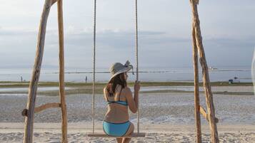 On the beach