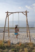 On the beach