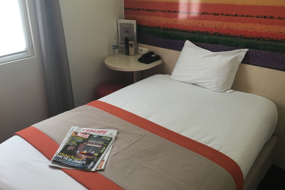 Desk, iron/ironing board (on request), WiFi (free), alarm clocks