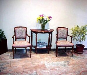 Sala de estar en el lobby