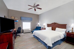 Room, 1 King Bed, Accessible (Roll-In Shower) | Desk, free WiFi, bed sheets, alarm clocks - Hampton Inn London-North (London)