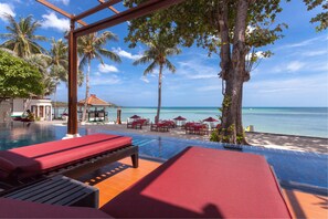 Ocean Front Villa with Private Pool | View from room - The Briza Beach Resort, Samui (Koh Samui)