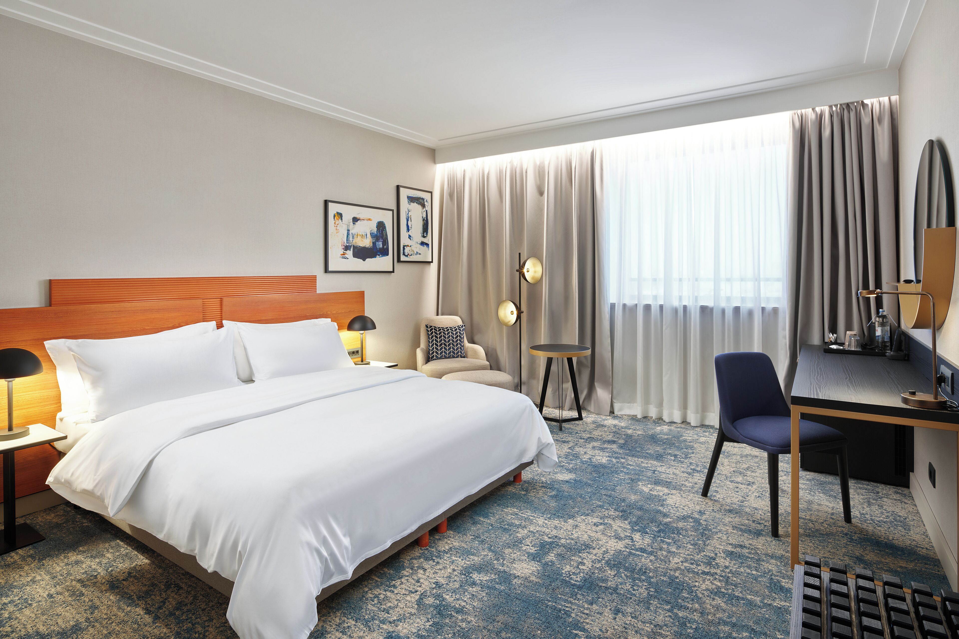 Ropa de cama hipoalergénica y minibar 