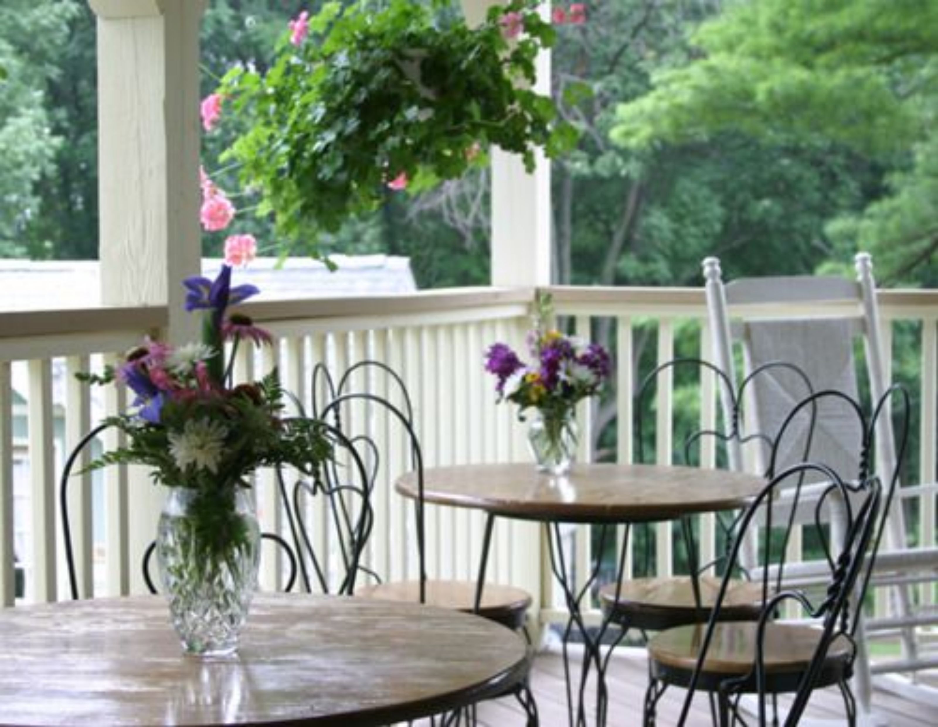 屋外ダイニングエリア