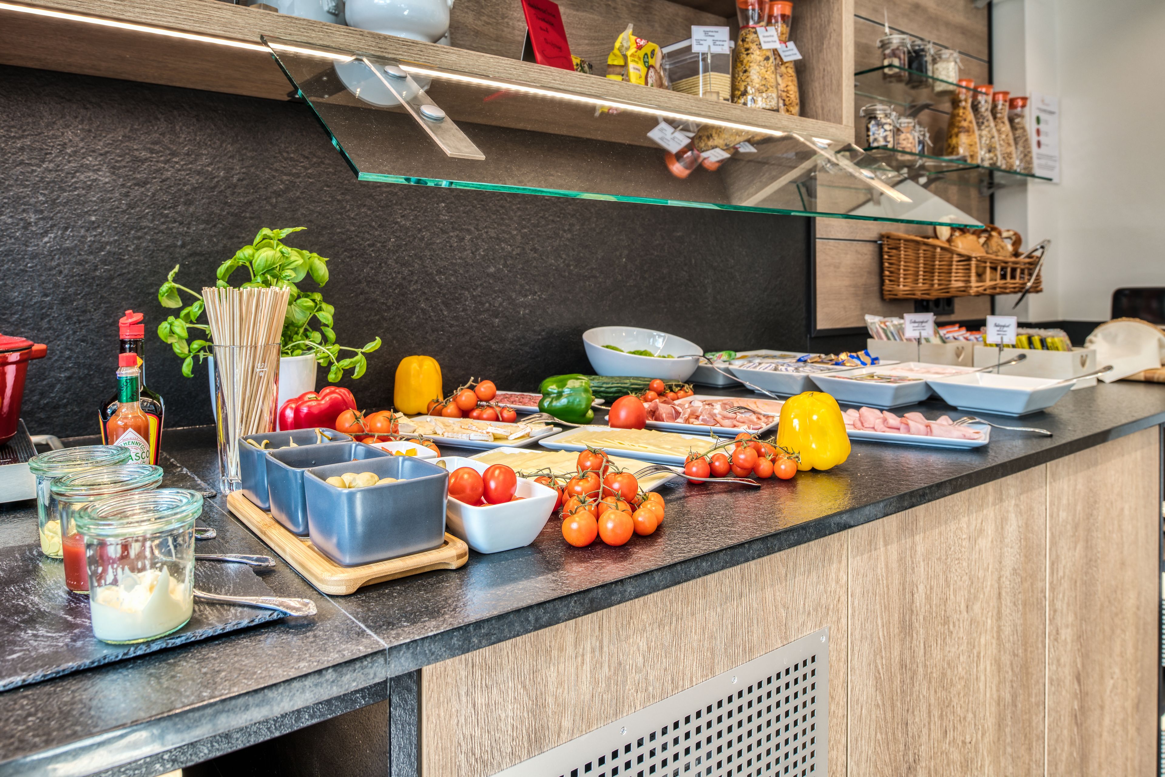 Daily buffet breakfast (EUR 12.50 per person)