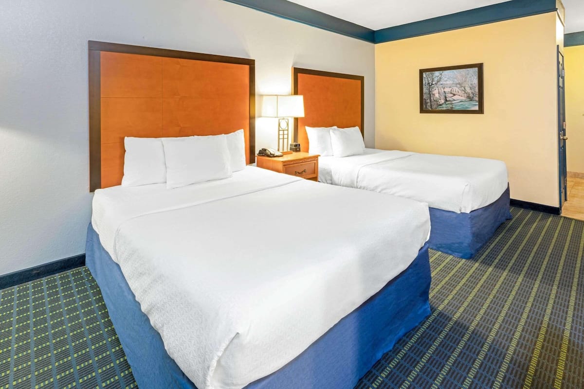 Premium bedding, desk, blackout curtains, iron/ironing board