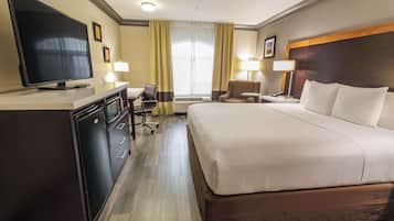 Premium bedding, individually furnished, desk, laptop workspace