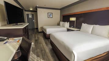 Premium bedding, individually furnished, desk, laptop workspace