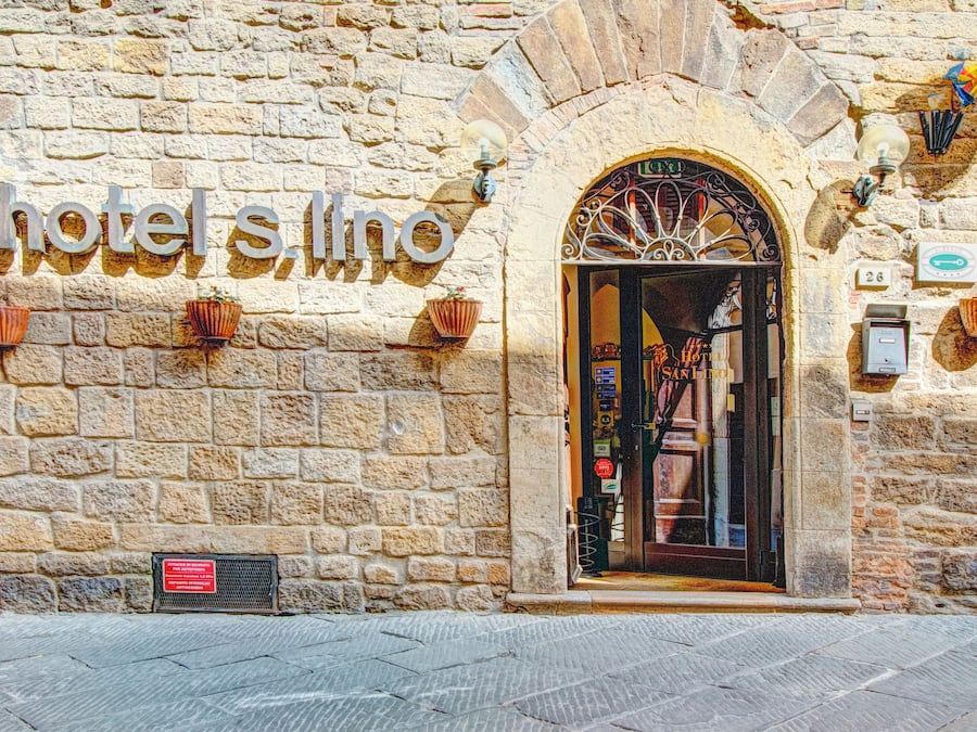 Façade de l’hébergement