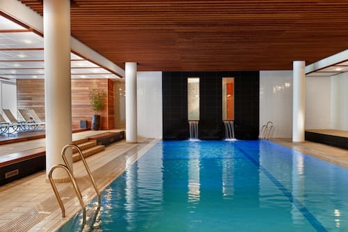 Indoor pool, open 6:00 AM to 11:00 PM, sun loungers