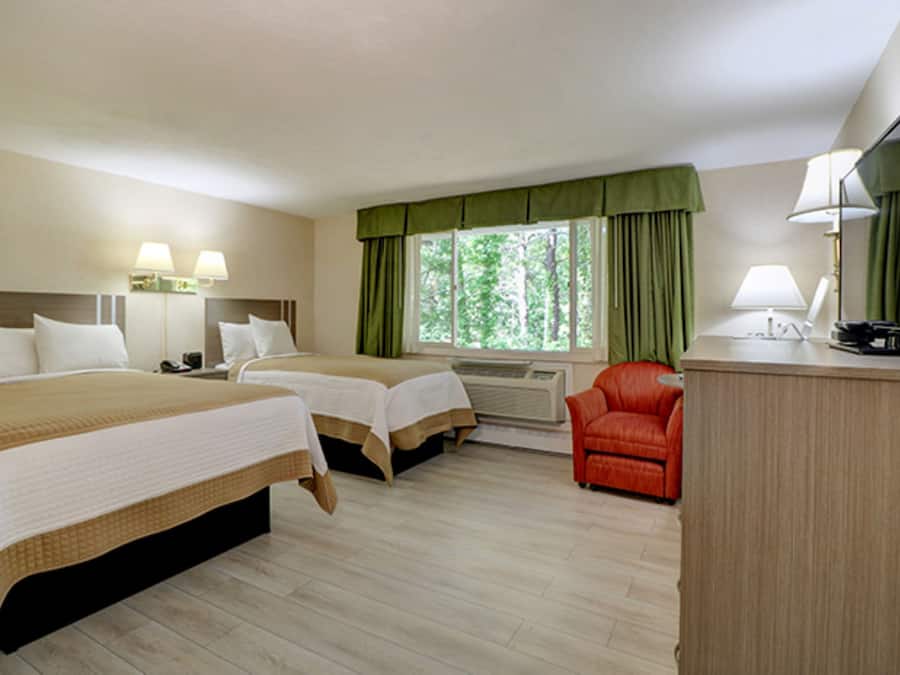 Individually decorated, individually furnished, desk, blackout drapes