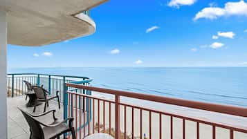 Oceanfront Three Bedroom Condo | Balcony