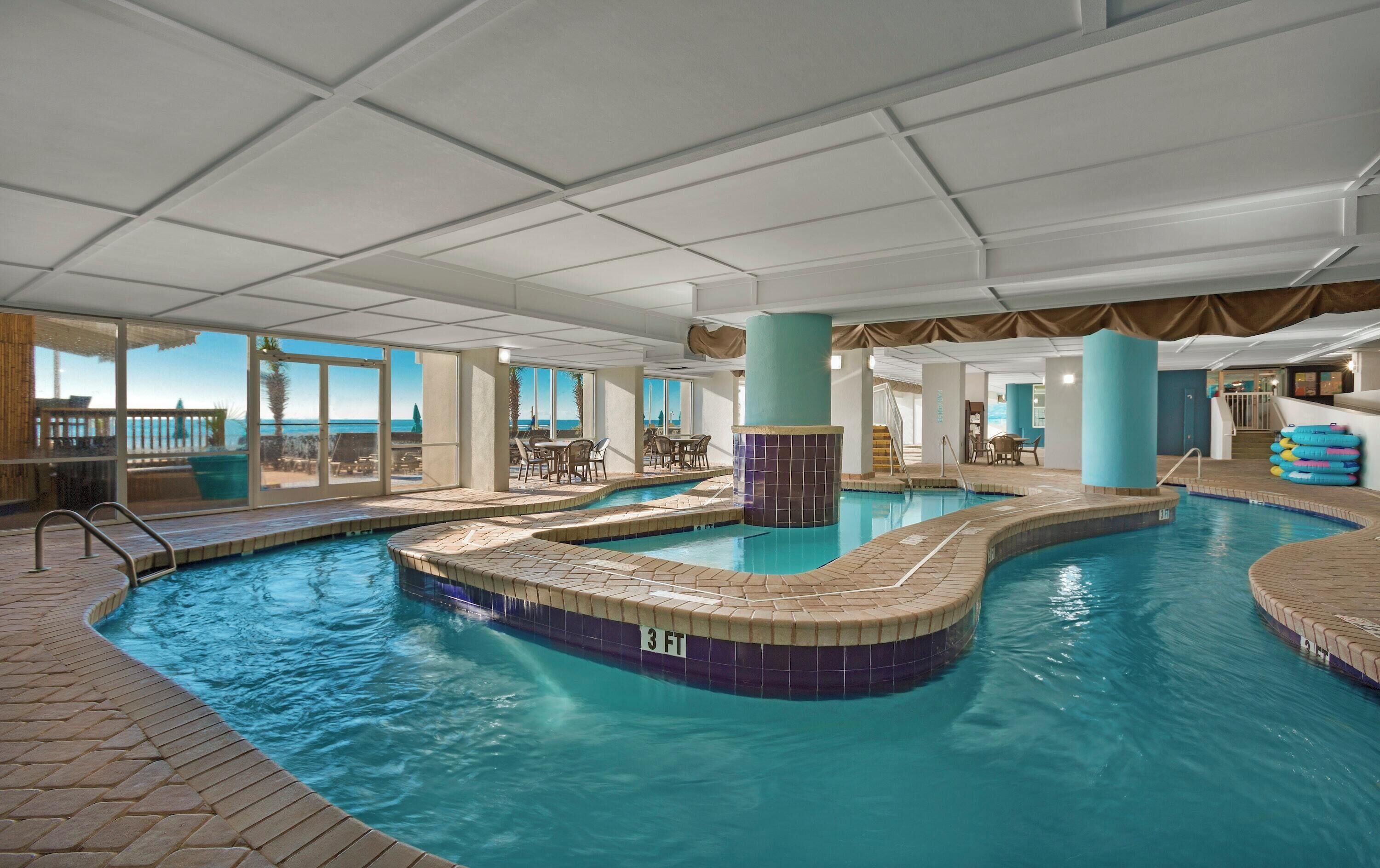 Indoor pool, outdoor pool