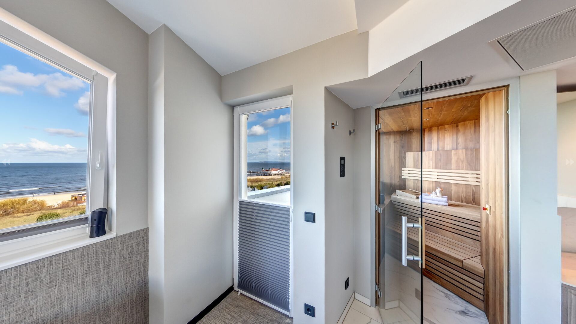 deluxe penthouse-suite sea view | 1 bedroom, premium bedding, free minibar items, in-room safe