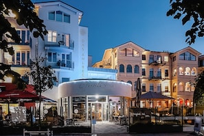 Front of property – evening/night