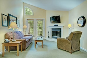 Lägenhet Deluxe - 1 sovrum - bubbelpool | Sängtillbehör av högsta kvalitet, strykjärn/strykbräda och gratis wi-fi