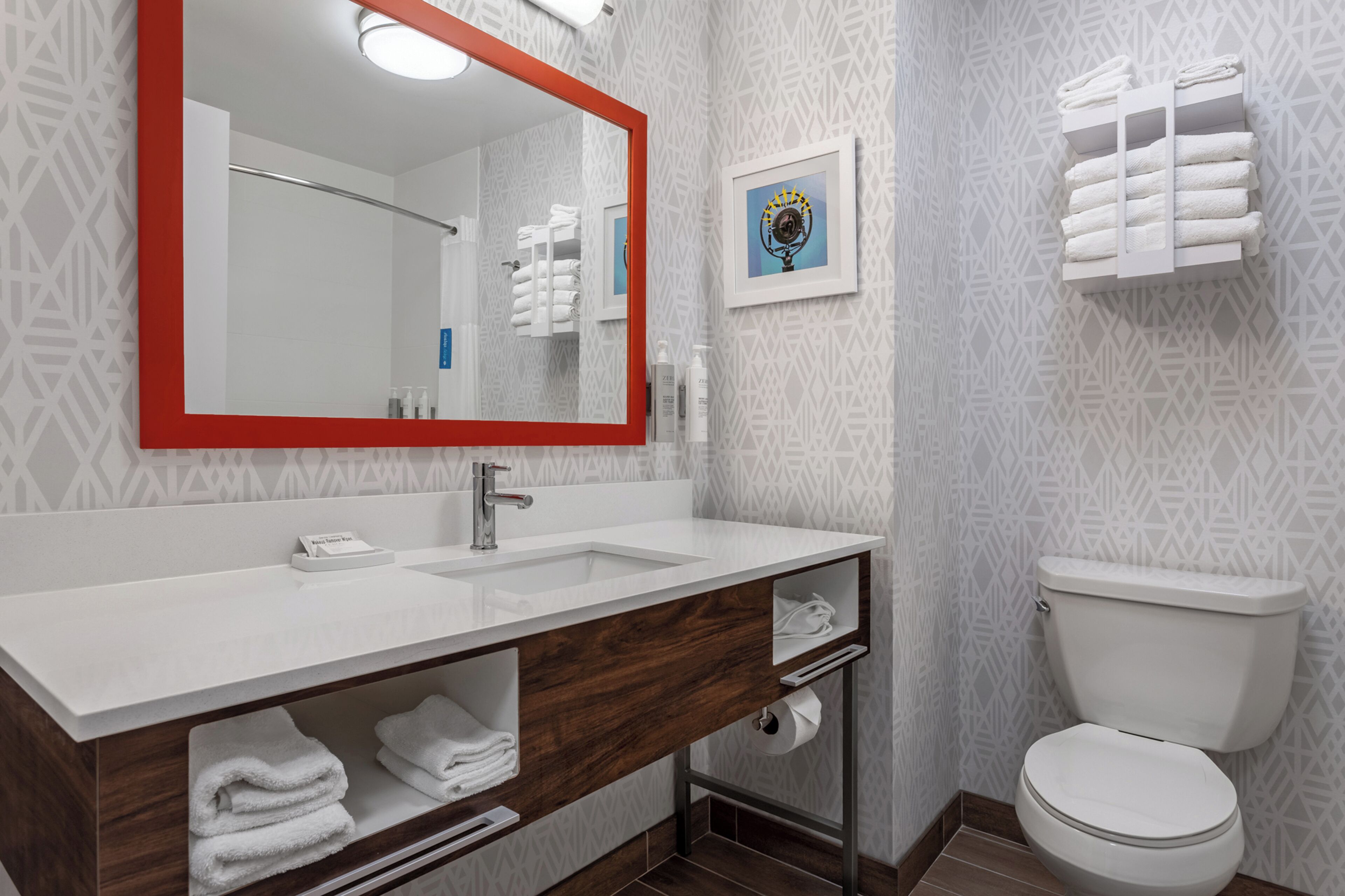 free toiletries, hair dryer, towels, soap