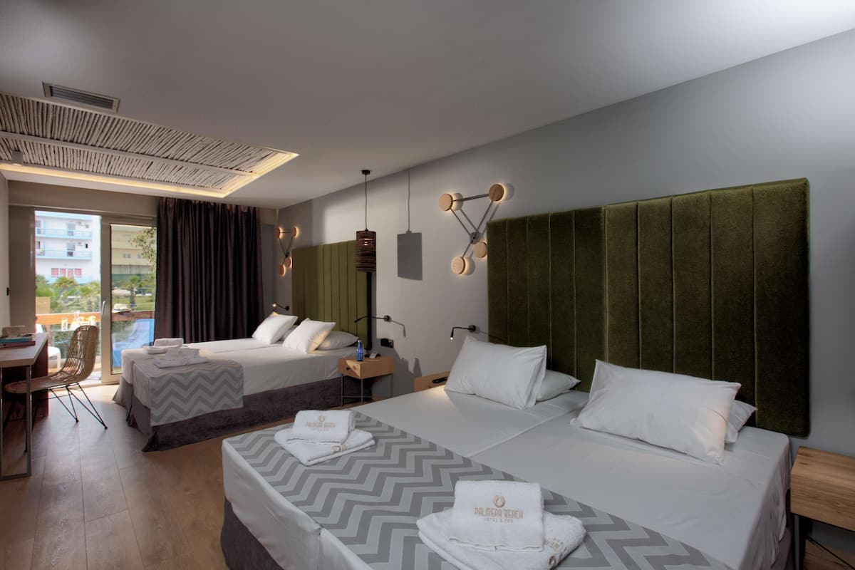 Superior Quadruple Room | 1 bedroom, hypo-allergenic bedding, in-room safe, individually decorated
