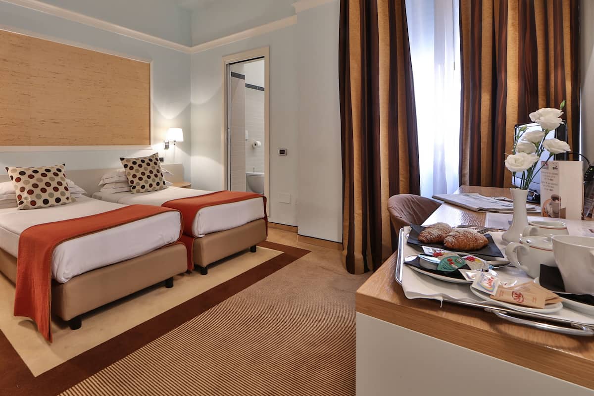 Minibar, in-room safe, desk, blackout curtains