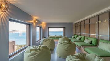 Blick von der Unterkunft