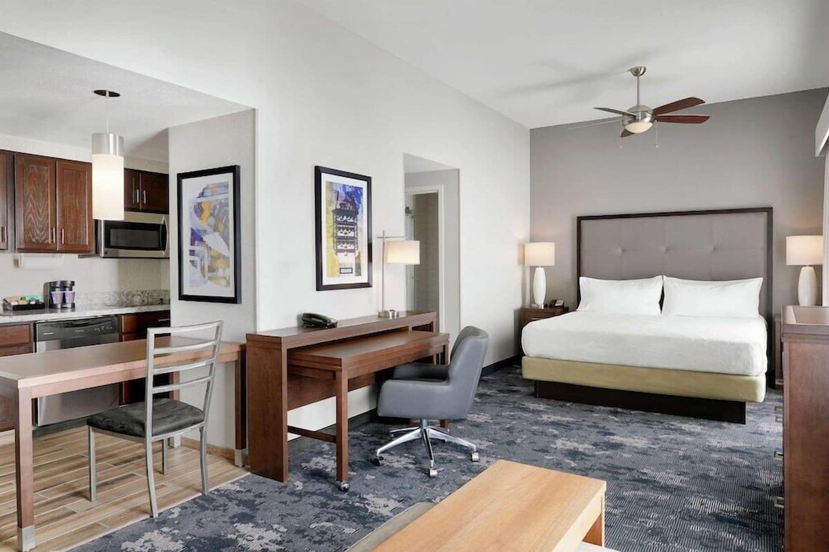 Premium bedding, down comforters, pillowtop beds, in-room safe