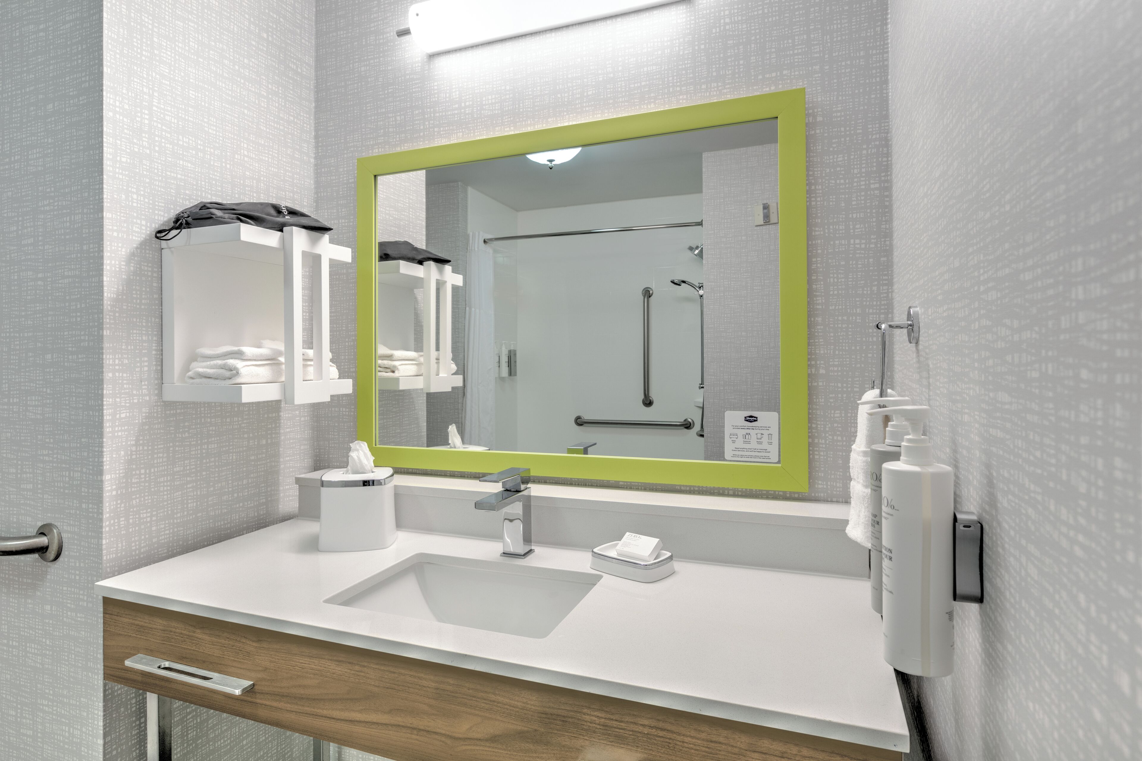 free toiletries, hair dryer, towels, soap