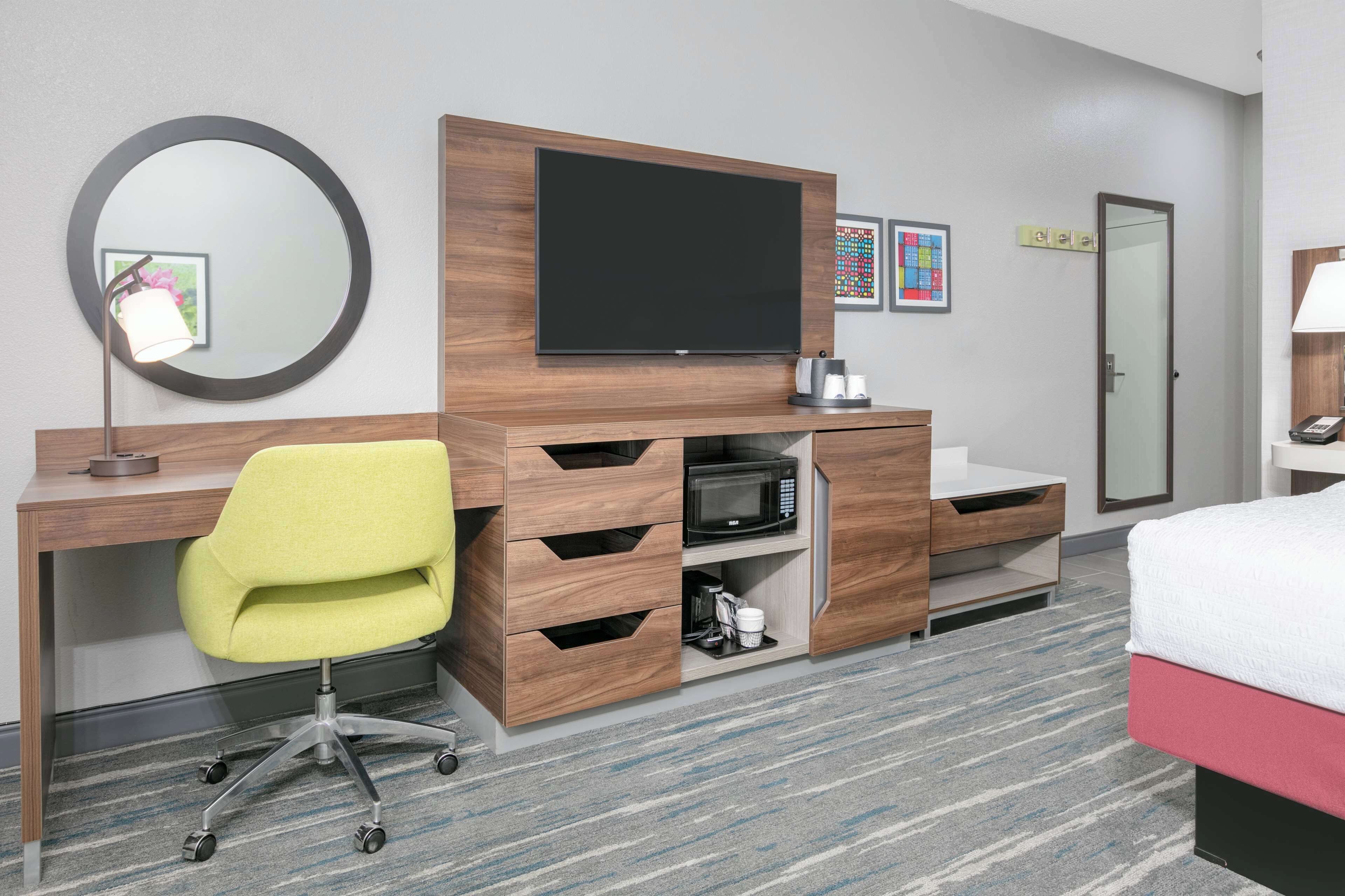 one king bed study non smoking | desk, laptop workspace, blackout curtains, iron/ironing board