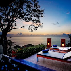 Villa de lujo, 2 habitaciones, alberca privada, vista al océano | Balcón