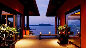 奢華別墅, 1 間臥室, 私人泳池, 海景 | 客房景觀