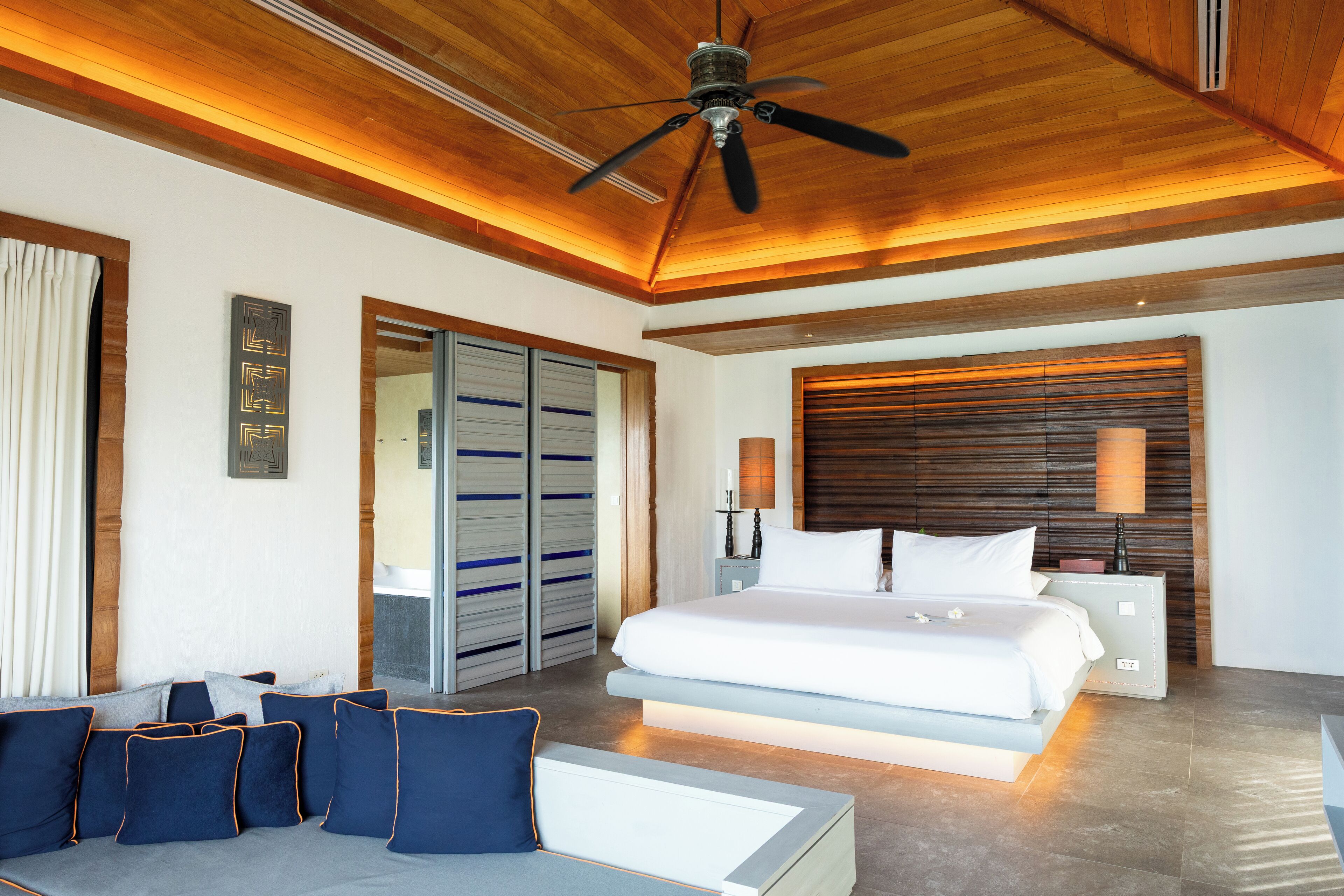 Room | Premium bedding, down duvets, pillow-top beds, free minibar