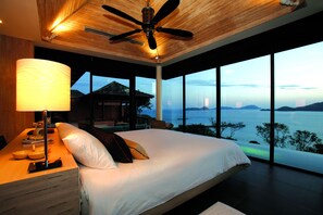 2BR Pool Villa Ocean View, Free MiniBar&Snacks | Premium bedding, down comforters, pillowtop beds, free minibar