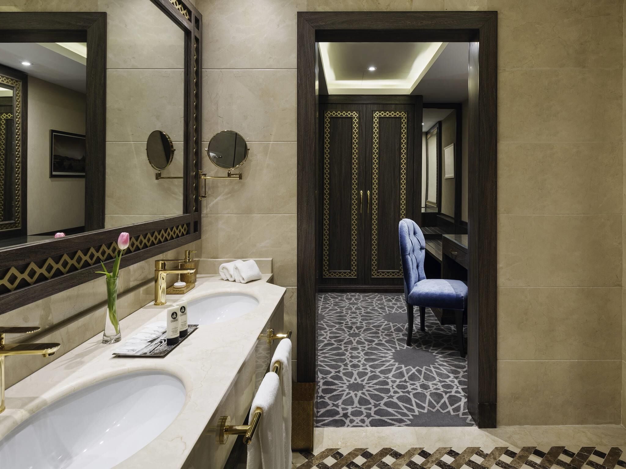 Royal Suite, 2 Double Beds | Minibar, in-room safe, desk, blackout drapes