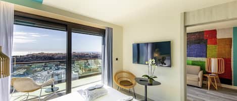 Suite Junior, 1 trÚs grand lit et 1 canapé-lit, terrasse, vue mer (Riviera) | Extérieur