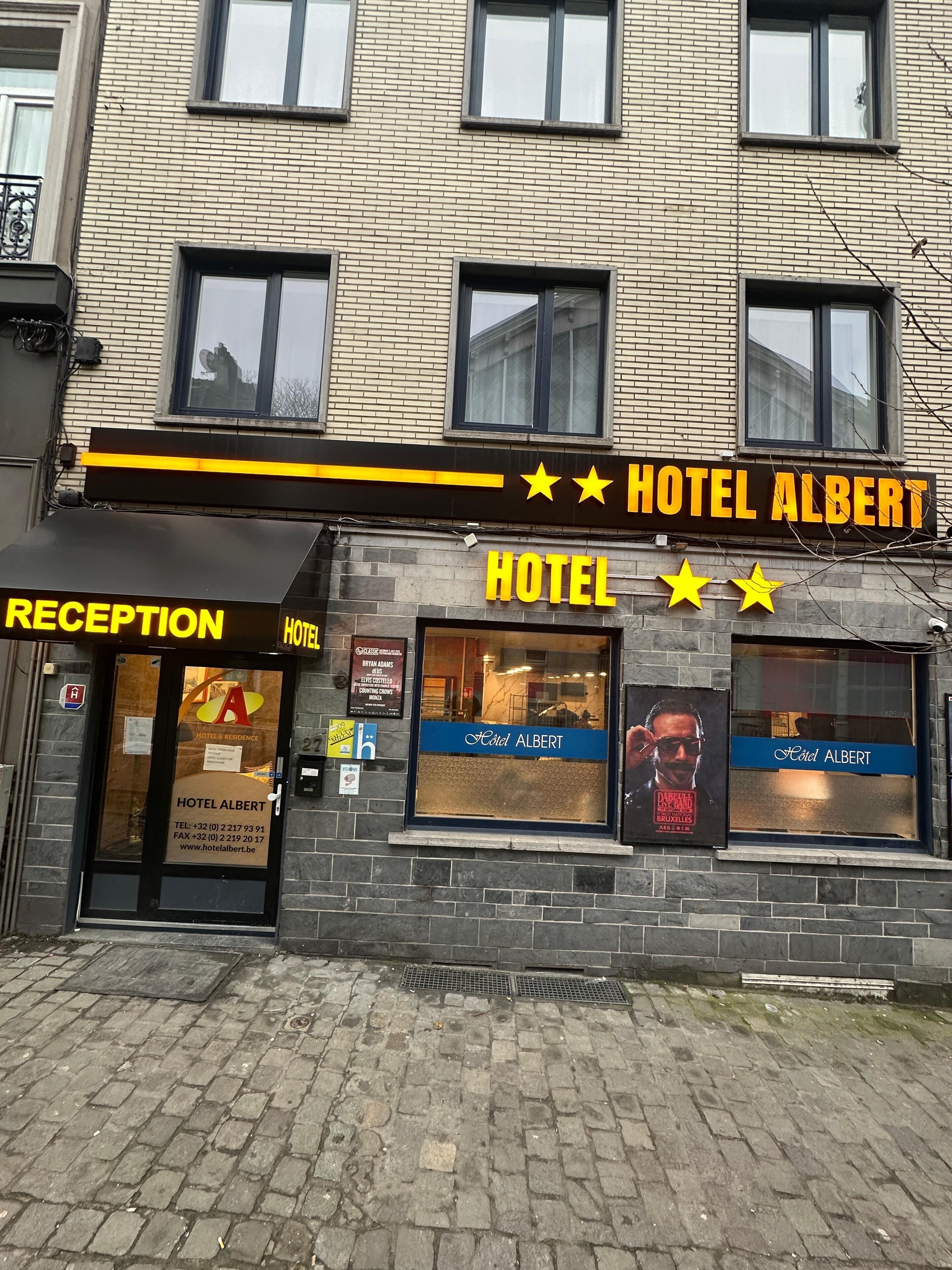 Voorkant van accommodatie