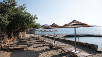 Private beach nearby, free beach shuttle, sun loungers, beach umbrellas