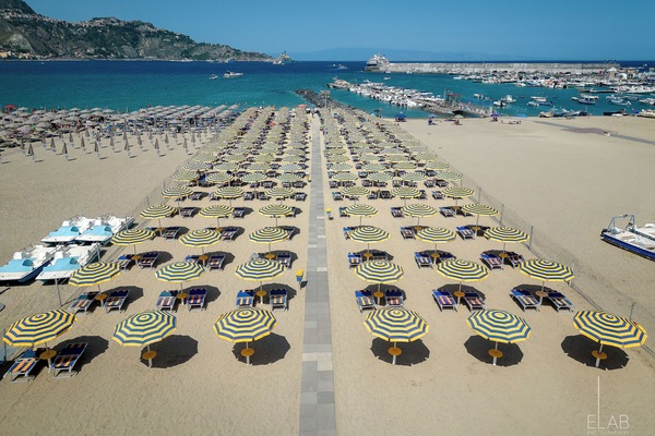 Private beach
