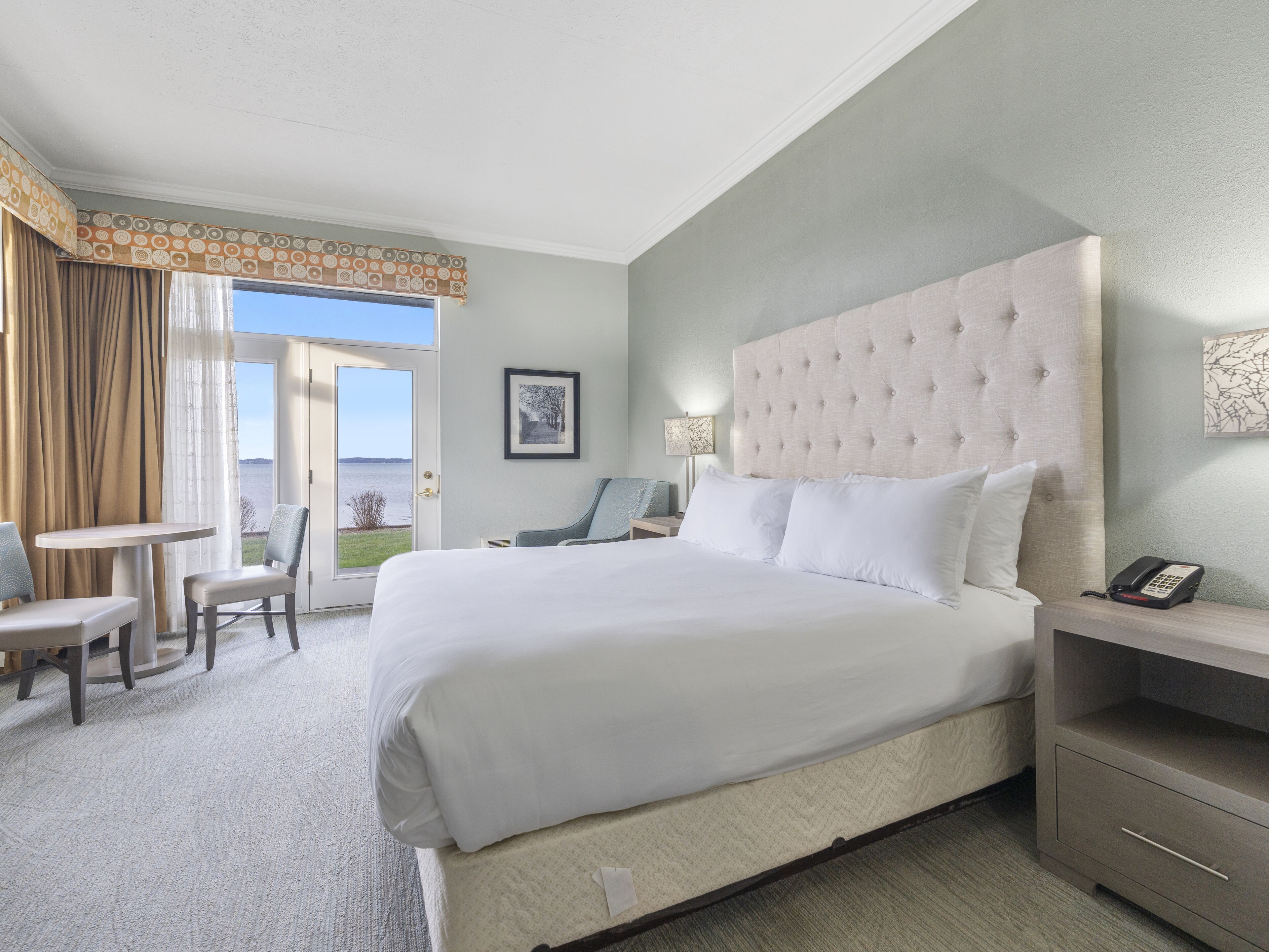 Lake Charlevoix Studio - One King | Premium bedding, in-room safe, individually decorated