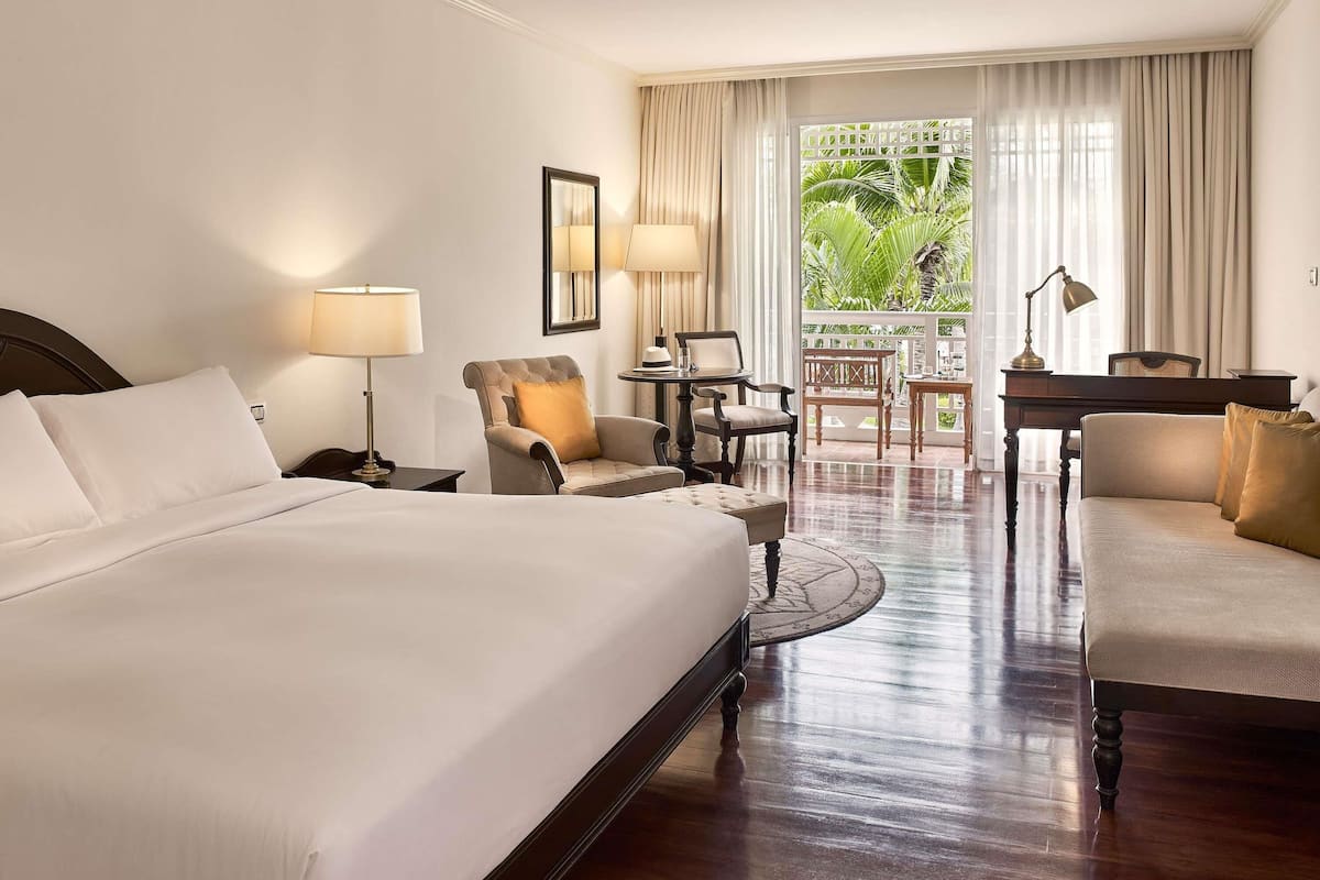 Luxury Room, 1 King Bed (Pool and Garden View) | Premium bedding, down comforters, minibar, in-room safe