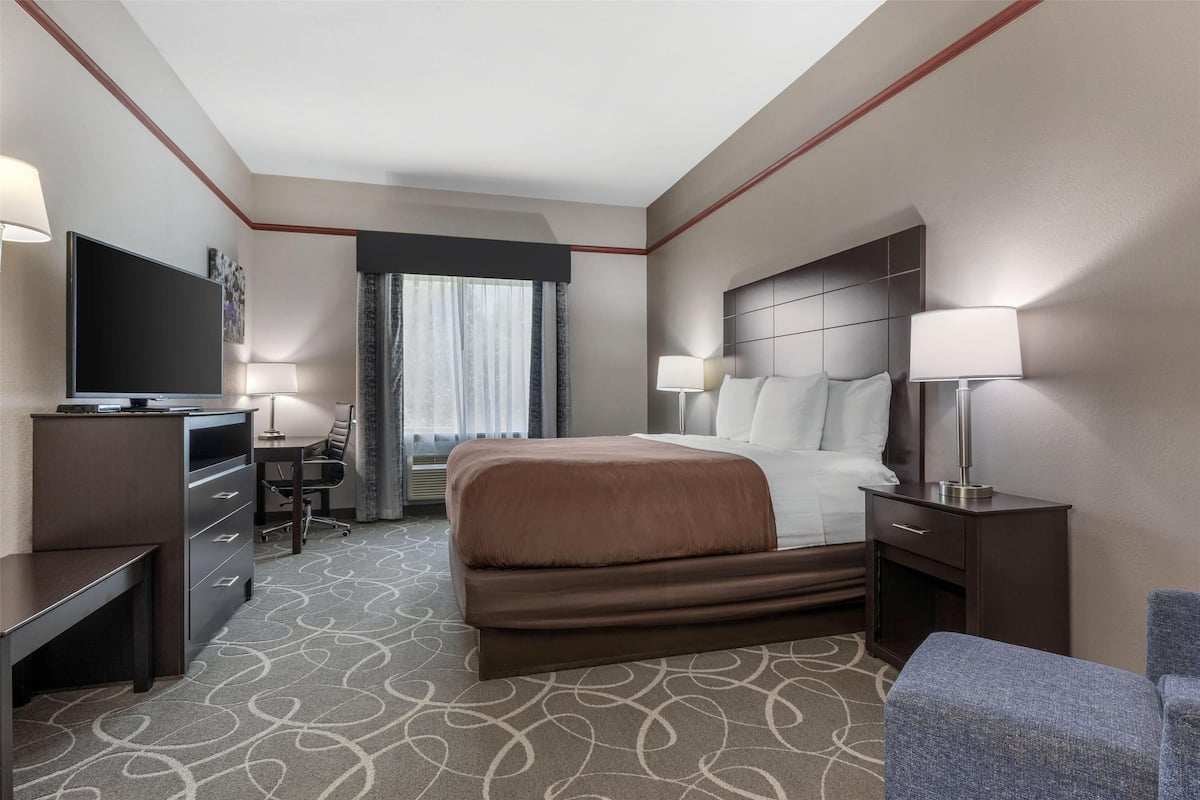 Standard Room, 1 King Bed, Non Smoking, Refrigerator & Microwave