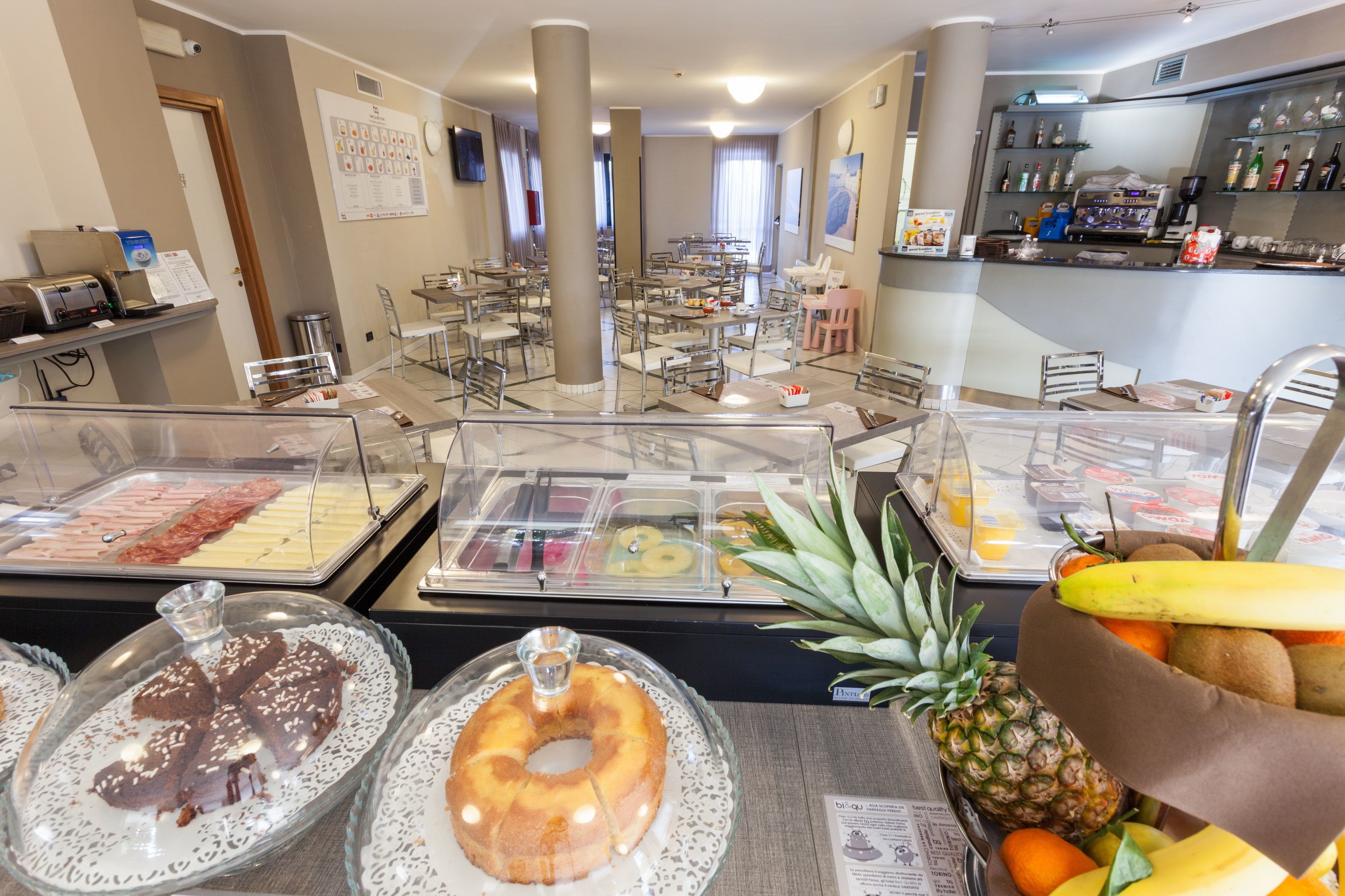 daily buffet breakfast (eur 10 per person)
