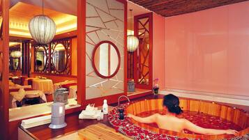 Sauna, body treatments, hydrotherapy, aromatherapy, facials