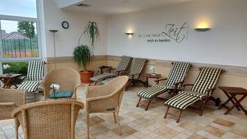 Sauna, body treatments, hot stone massages, body wraps, body scrubs