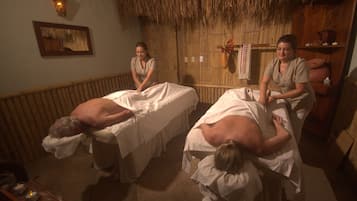 Behandlingsrom for par, badstue, tyrkisk bad/hamam og kroppsbehandlinger