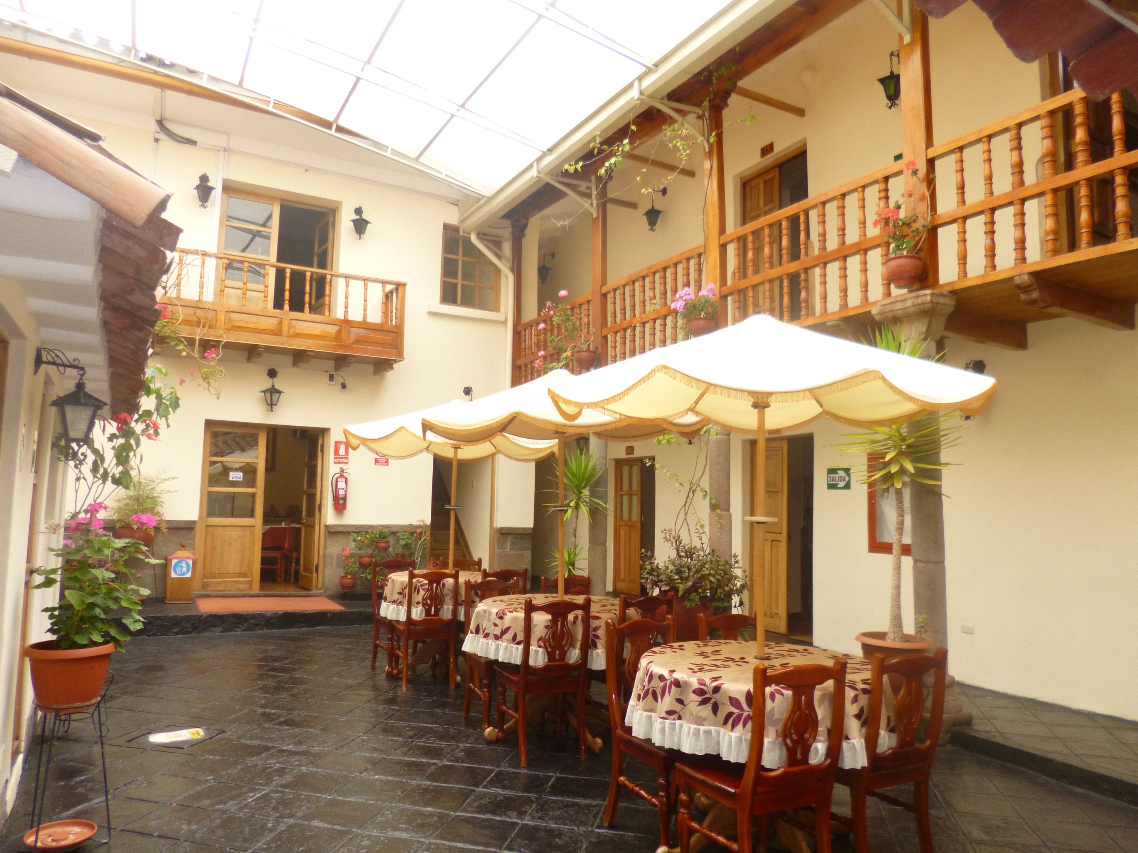 breakfast and dinner served, international cuisine